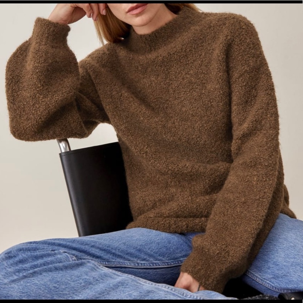 Reformation Ambrose Boucle Sweater